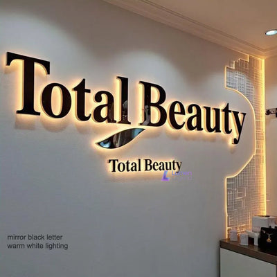LED 3D Backlit Channel Letters For Self-care Advertising