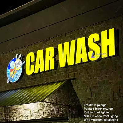 3D Frontlit Logo Sign For Outdoor advertising