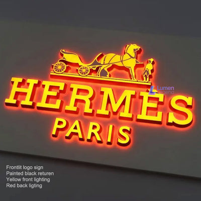 3D Frontlit Letters, 3d Business Sign, Front Light Metal Sign, Lobby Sign