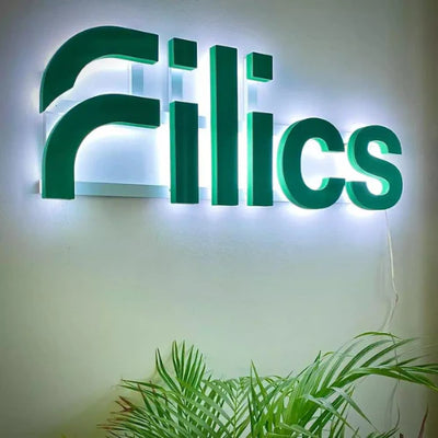 3D metal BackLit Channel Letter Sign For business
