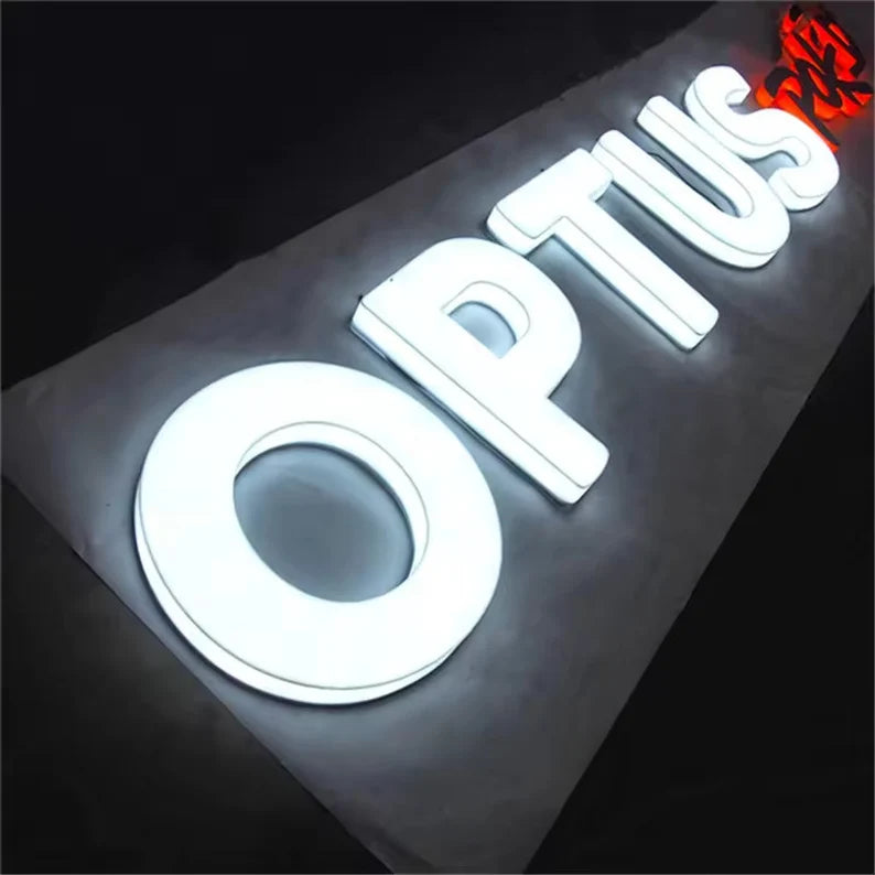 Full Lit 3D Acrylic Letters for Indoor & Outdoor Signage