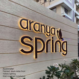 Custom LED backlit signs for outdoor advertising