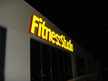 Custom Ceiling Suspended Front Lit Channel Sign – 3D Business Sign for Interior & ExteriorCeiling , Front Window Sign