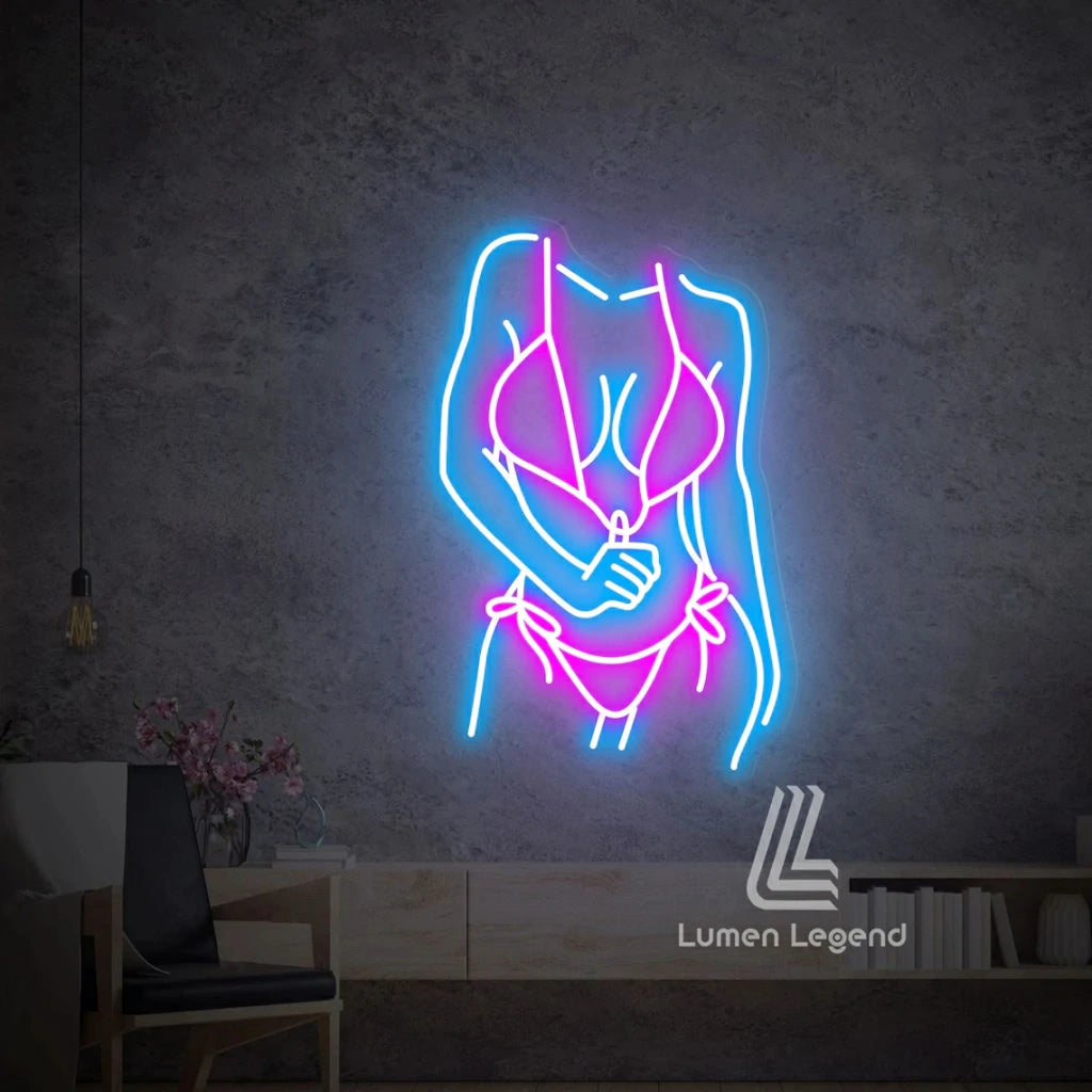 Bikini Lady Neon Sign