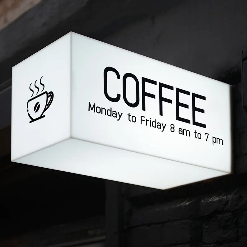2 Sides or Multi Sides Logo / Printed Frameless Acrylic Light Box, Light Box Cube