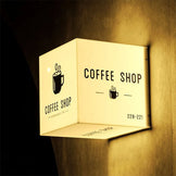 2 Sides or Multi Sides Logo / Printed Frameless Acrylic Light Box, Light Box Cube