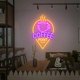 Coffee Point Neon Sign