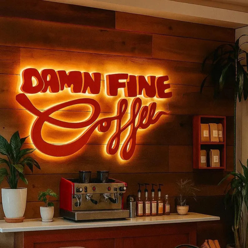 3D Backlit Sign