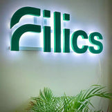 3D metal BackLit Channel Letter Sign For business