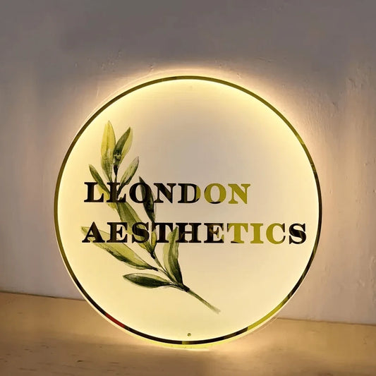 Personalized Acrylic Backlit Sign, Plexiglass Sign, Led Backlit Sign For Business