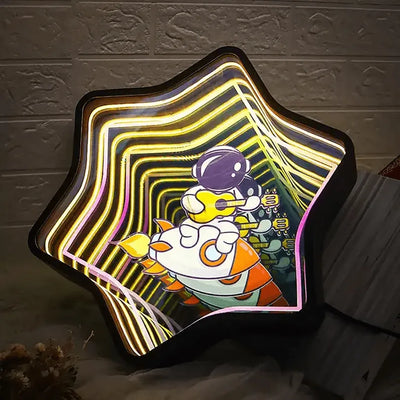 Custom Infinity Mirror Neon Light Box Sign