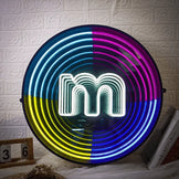 Custom Infinity Mirror Neon Light Box Sign