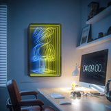 Custom Infinity Mirror Neon Light Box Sign