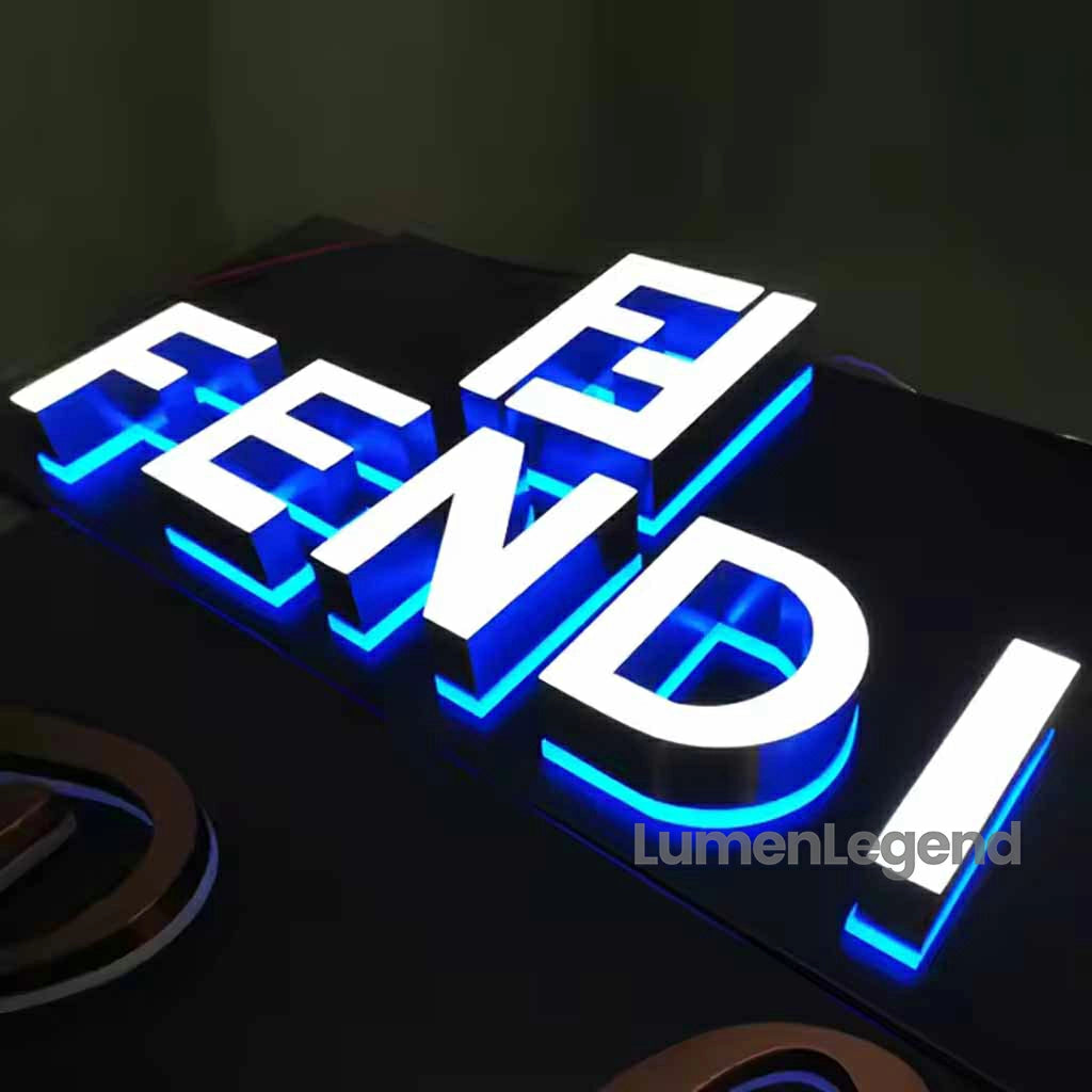 Front and Back Lit Sign
