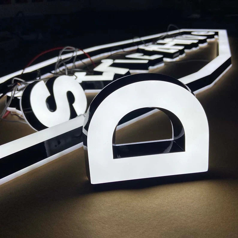 Front And Back Lit Channel Letters