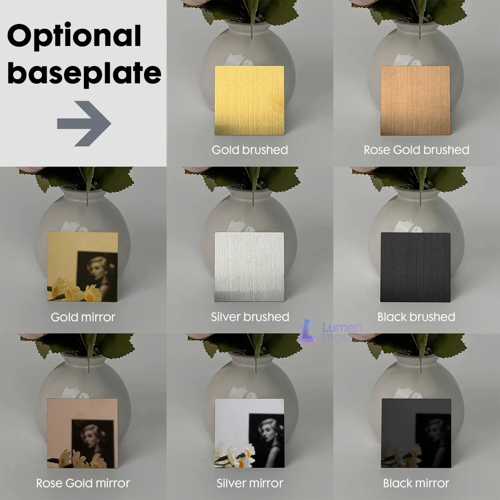 3D Metal Backlit Light Box Sign