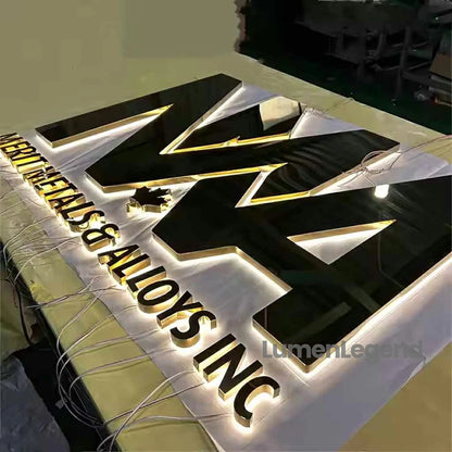 3d Signage Custom Backlit Logo