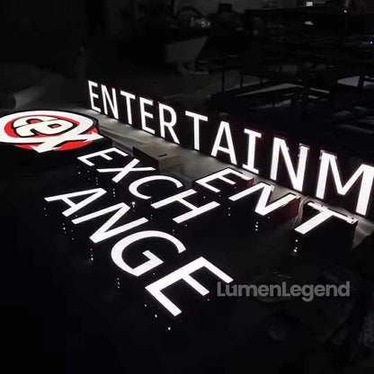 LED Custom Logo Facelit Sign