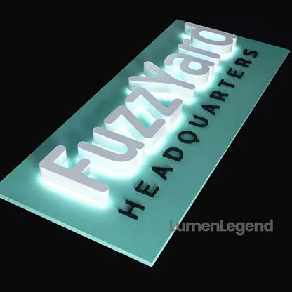 Acrylic LED Whole-lit Channel Signs