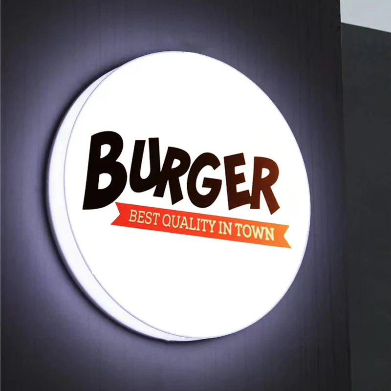 1 Side Display Wall Mounted Advertising Acrylic Light Box Sign