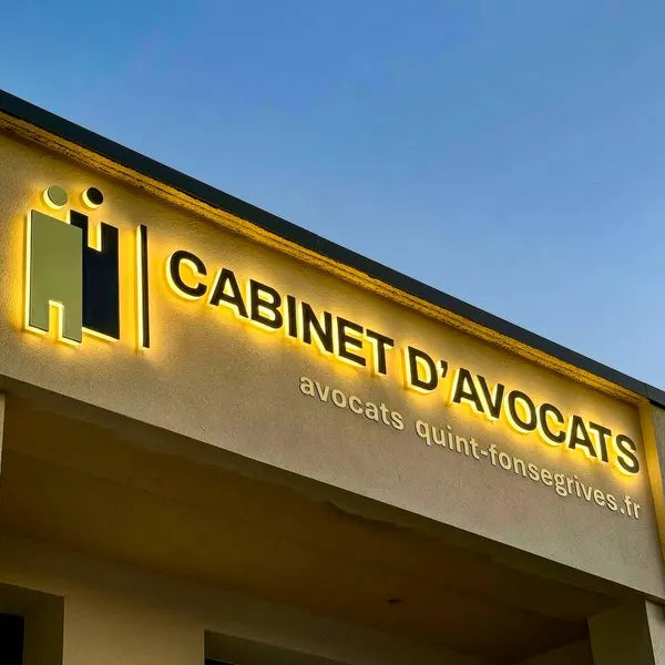 3D Backlit Sign