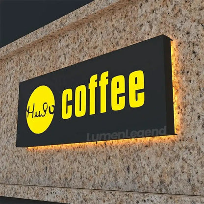 3D Metal Backlit Light Box Sign