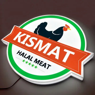 restaurant advertising light box sign
