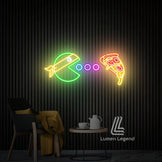 Pizza Neon Sign,Neon Pizza Sign,Food Light up Sign,Led Sign for Restaurant,Custom Neon Sign,Custom Signboard for Shop Store Bar