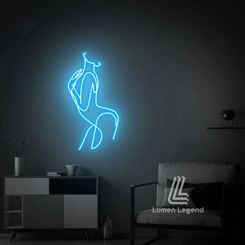 Girl Body Neon Sign