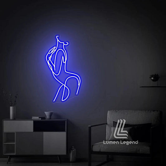 Girl Body Neon Sign