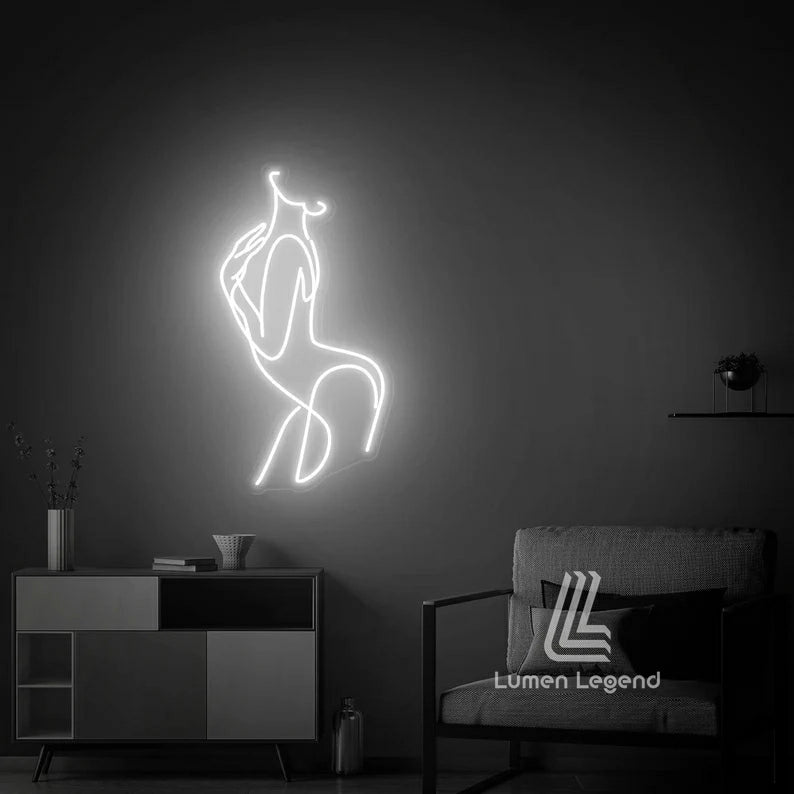 Girl Body Neon Sign