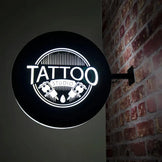 Projecting Light Box Sign for Exterior Advertising, Outdoor Blade Sign