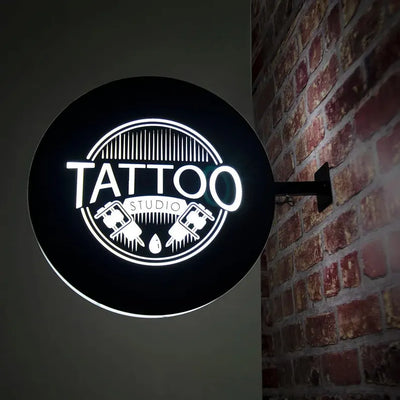 Projecting Light Box Sign for Exterior Advertising, Outdoor Blade Sign
