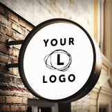 Projecting Light Box Sign for Exterior Advertising, Outdoor Blade Sign