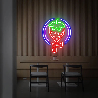 Strawberry Neon Sign