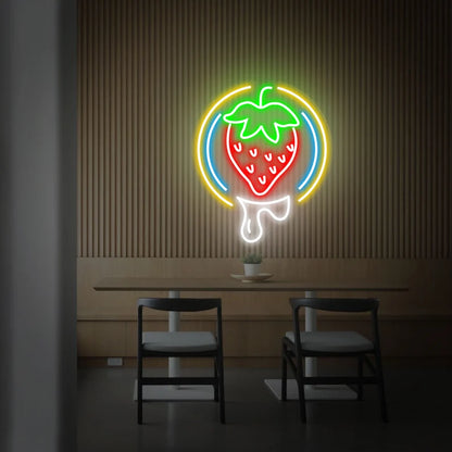 Strawberry Neon Sign