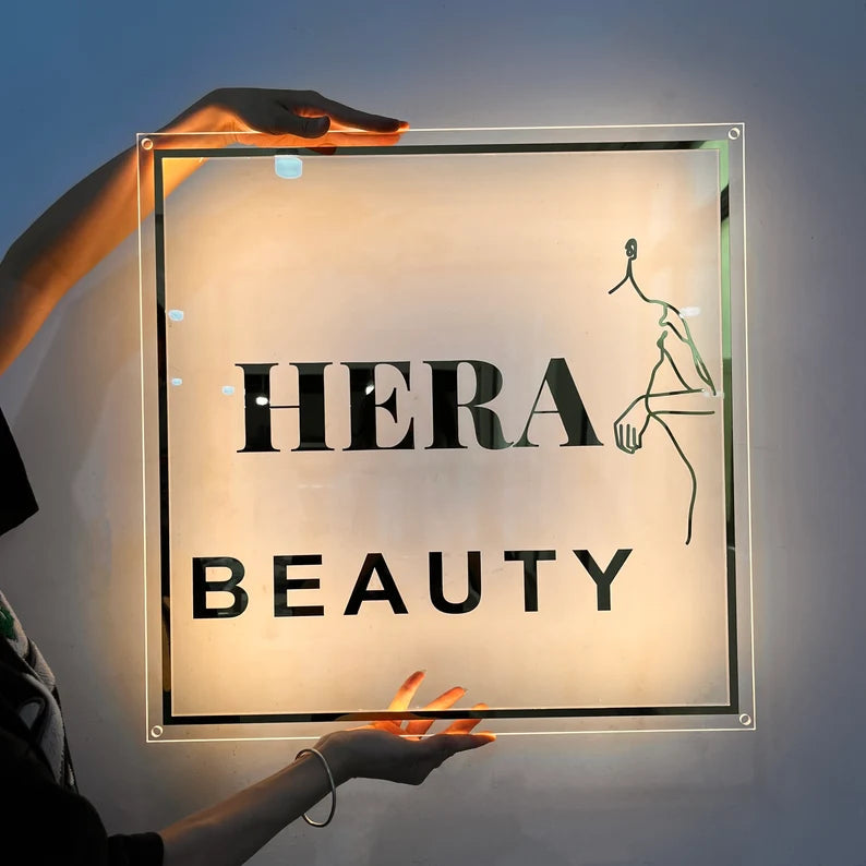 Custom Business Logo | Led Neon Sign | 3D Wall Art | Acrylic Logo Sign | Neon Sign Wall Decor | Gold Company Sign | Led sign for business