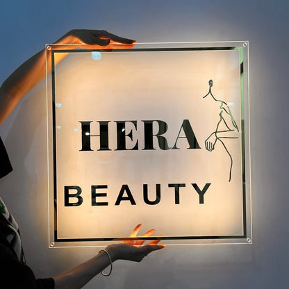 Custom Business Logo | Led Neon Sign | 3D Wall Art | Acrylic Logo Sign | Neon Sign Wall Decor | Gold Company Sign | Led sign for business