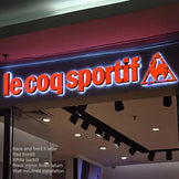3D Face and Back Lit Channel Letters, Outdoor Front Illuminated Sign, Custom Backlit Shop Sign